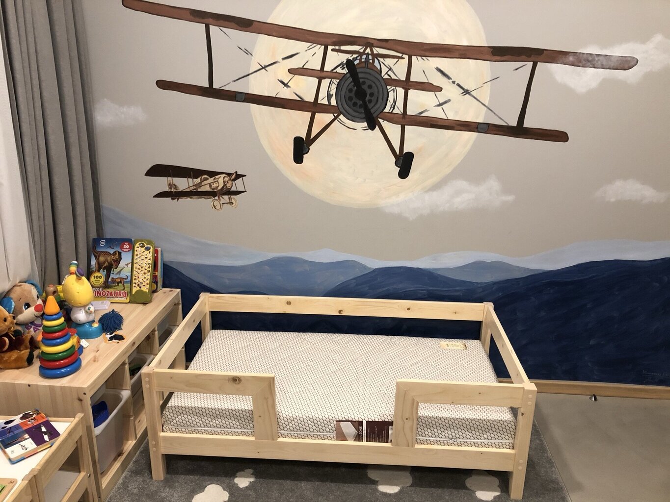 Vaikiška lova SofiHouse R36, 120x60 cm, nedažyta kaina ir informacija | Kūdikių lovytės | pigu.lt