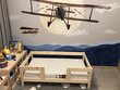 Vaikiška lova SofiHouse R36, 160x80 cm, nedažyta kaina ir informacija | Vaikiškos lovos | pigu.lt