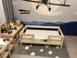 Vaikiška lova SofiHouse R36, 180x80 cm, nedažyta kaina ir informacija | Vaikiškos lovos | pigu.lt