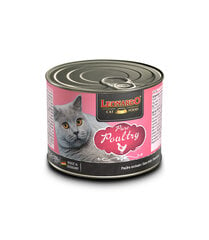 Консервы для кошек с мясом птицы Leonardo Pure Poultry, 200 г × 6 шт. цена и информация | Консервы для кошек | pigu.lt