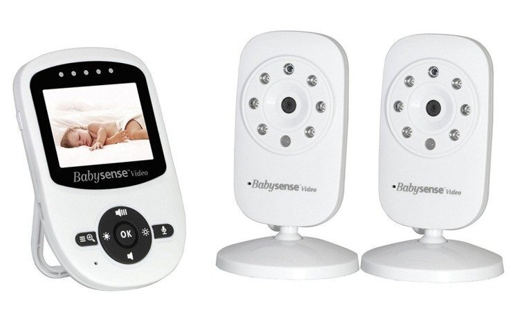 Mobili auklė BabySense Videoniania su 2 fotoaparatais V24EU + 2K цена и информация | Mobilios auklės | pigu.lt