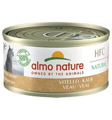 Almo Nature HFC Natural, для кошек, телятина, 70г. цена и информация | Консервы для кошек | pigu.lt