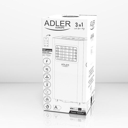 Oro kondicionierius Adler AD 7924 цена и информация | Kondicionieriai, šilumos siurbliai, rekuperatoriai | pigu.lt