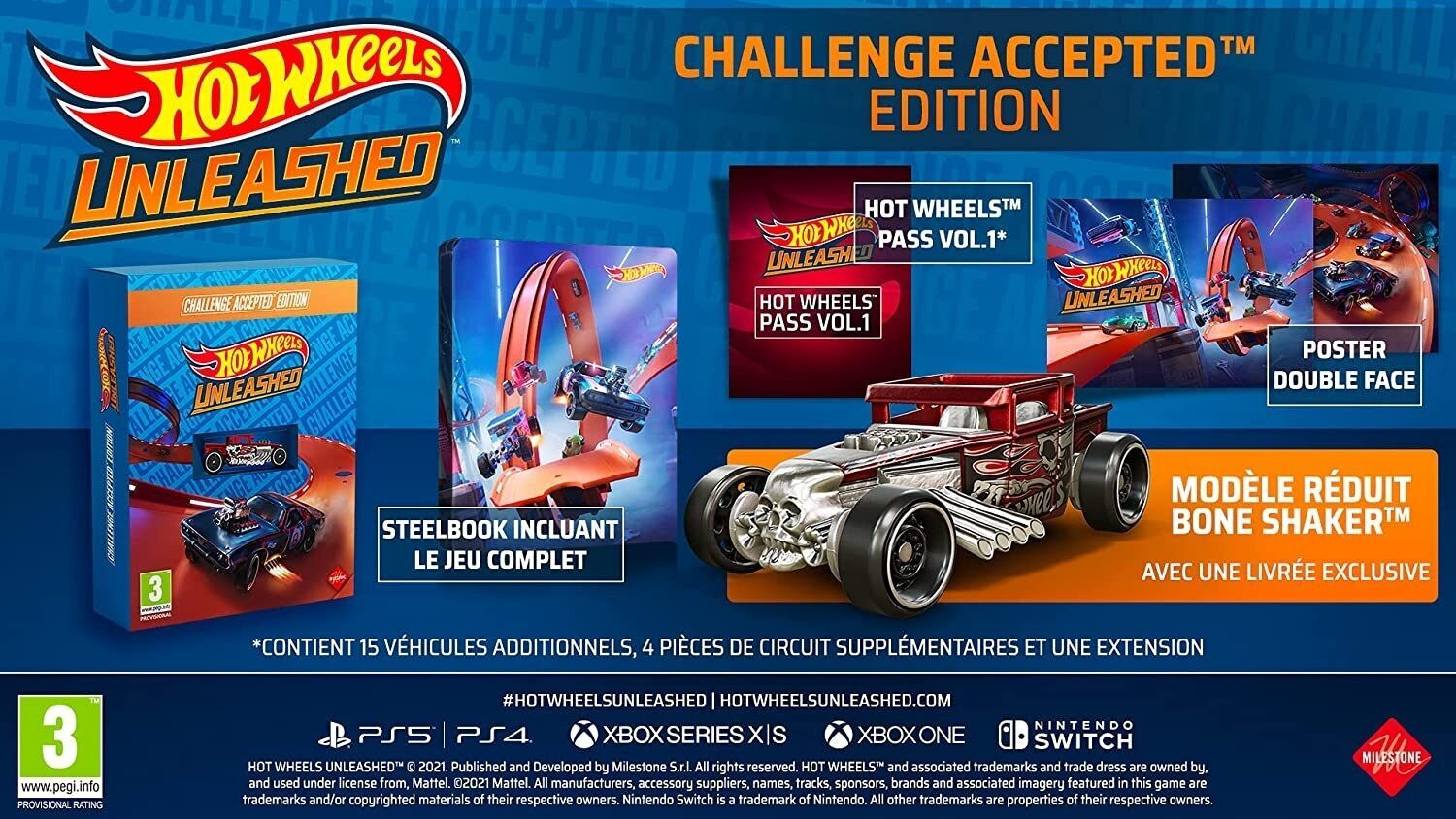 Xbox One Hot Wheels Unleashed Challenge Accepted Edition kaina ir informacija | Kompiuteriniai žaidimai | pigu.lt