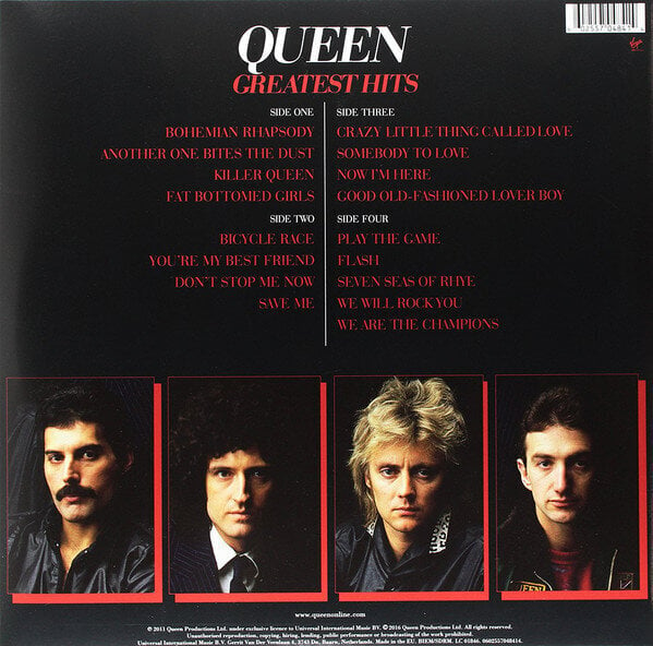 Vinilinė plokštelė QUEEN "Greatest Hits" (2LP) цена и информация | Vinilinės plokštelės, CD, DVD | pigu.lt