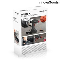 Портативный воздушный компрессор со светодиодом AIRPRO+ INNOVAGOODS цена и информация | Автомобильные электропринадлежности 12V | pigu.lt