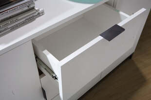 Шкафчик ADRK Furniture Lenea G013, коричневый цвет цена и информация | Шкафчики в гостиную | pigu.lt