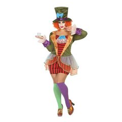 Маскарадные костюмы для взрослых 115413 Разноцветный (2 pcs) Безумный шляпник цена и информация | Карнавальные костюмы | pigu.lt