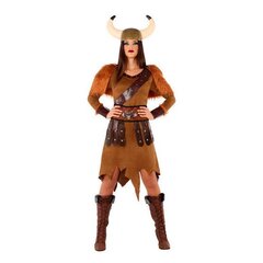 Маскарадные костюмы для взрослых 114012 Коричневый (3 pcs) Викинг-девушка цена и информация | Карнавальные костюмы | pigu.lt