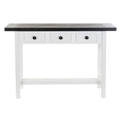 Šoninis stalas DKD Home Decor, Medžio MDF, (120.5 x 35 x 82.5 cm), balta/juoda kaina ir informacija | Stalai-konsolės | pigu.lt
