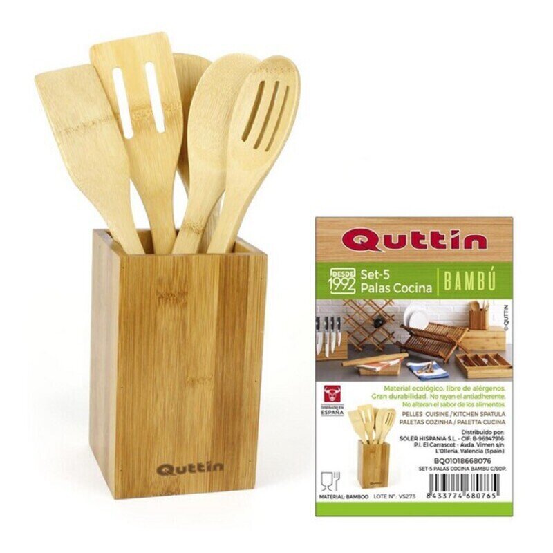Quttin virtuvės įrankių rinkinys, 5 vnt kaina ir informacija | Virtuvės įrankiai | pigu.lt