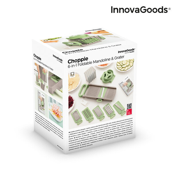 InnovaGoods sudedama daržovių tarka, 14,5 x 14 x 16 cm цена и информация | Virtuvės įrankiai | pigu.lt