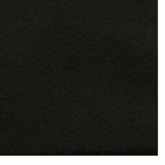 Декоративный фетр 2 мм, 100x100 см, цвет черный цена и информация | Принадлежности для валяния | pigu.lt