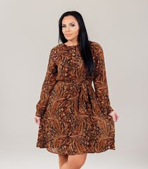 Женское платье Zabaione SALOME KL*01, коричневый/черный 4063942589190 цена и информация | Платья | pigu.lt