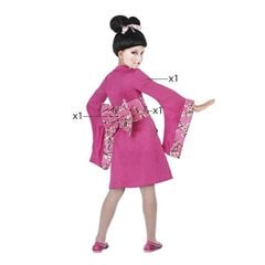 Kostiumas vaikams Geiša Fuksijos rožinė kaina ir informacija | Karnavaliniai kostiumai | pigu.lt
