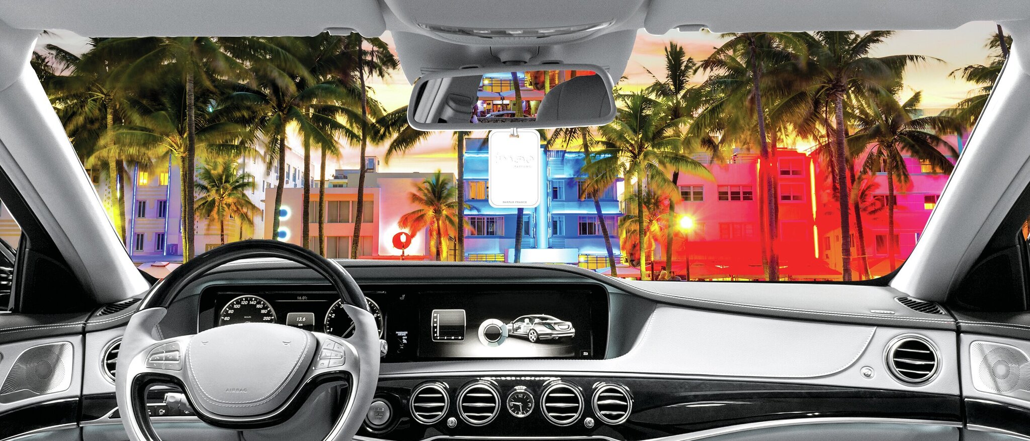 Automobilio kvapas Imao Miami, 1 vnt. kaina ir informacija | Salono oro gaivikliai | pigu.lt