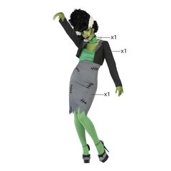 Kostumas suaugusiems Frankenstein Žalia цена и информация | Карнавальные костюмы | pigu.lt