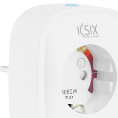 Išmanusis lizdas Ksix Smart Energy Slim Wifi 250V Balta kaina ir informacija | Elektros jungikliai, rozetės | pigu.lt