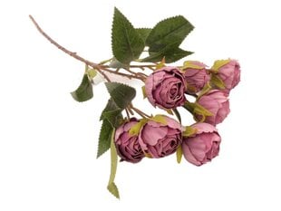 Rožių šakelė dark purple kaina ir informacija | Dirbtinės gėlės | pigu.lt