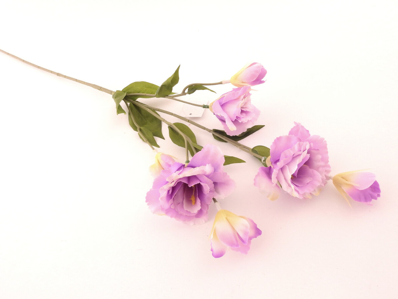 Eustomos šakelė purple kaina ir informacija | Dirbtinės gėlės | pigu.lt