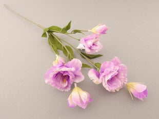 Eustomos šakelė purple kaina ir informacija | Dirbtinės gėlės | pigu.lt