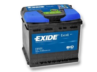 Аккумулятор Exide Excell 50Ah 450A цена и информация | Аккумуляторы | pigu.lt