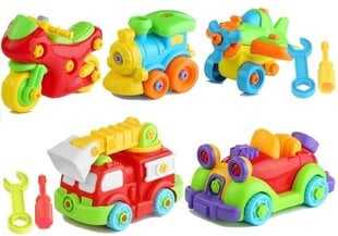 Išardomų transporto priemonių rinkinys su įrankiais kaina ir informacija | Žaislai berniukams | pigu.lt
