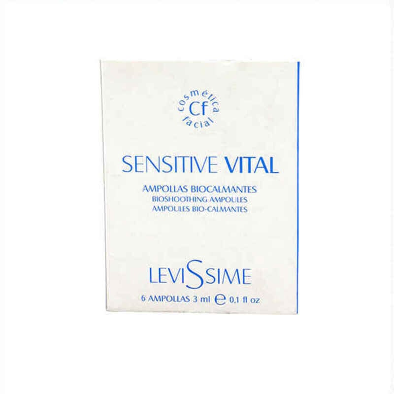 Raminamosios ampulės Levissime Vital Sensitive Ampoules, 6 x 3 ml kaina ir informacija | Veido aliejai, serumai | pigu.lt