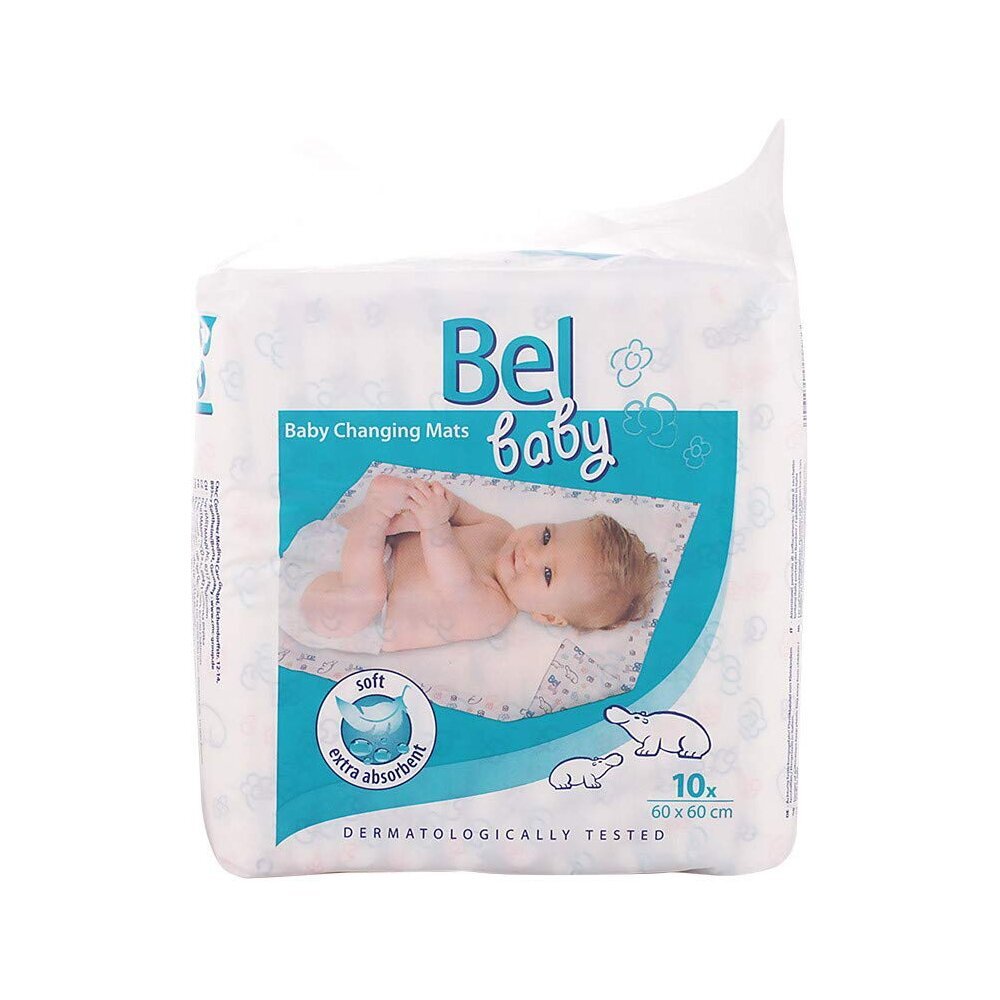 Paklotai Baby Bel, 10 vnt. kaina ir informacija | Drėgnos servetėlės, paklotai | pigu.lt