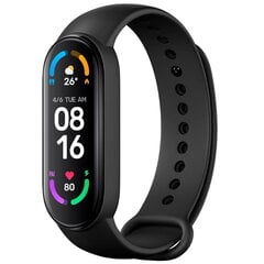 Išmanioji apyrankė iWear SM6, juoda kaina ir informacija | Išmaniosios apyrankės (fitness tracker) | pigu.lt