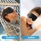 3D kaukė akims ﻿100% šviesos blokavimas kaina ir informacija | Naktiniai, pižamos moterims | pigu.lt