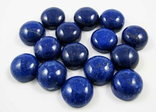 Natūralus Lapis Lazuli kabošonas 16 mm AA klasės kaina ir informacija | Papuošalų gamybai, vėrimui | pigu.lt