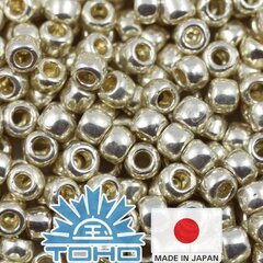 Бисер TOHO® Seed Beads PermaFinish - гальванизированный алюминий TR-11-PF558 11/0 (2,2 мм) 10 г. цена и информация | Принадлежности для изготовления украшений, бисероплетения | pigu.lt