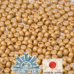 Бисер TOHO® Seed Beads Galvanized-Matte Starlight 11/0 (2,2 мм) 10 г. цена и информация | Принадлежности для изготовления украшений, бисероплетения | pigu.lt