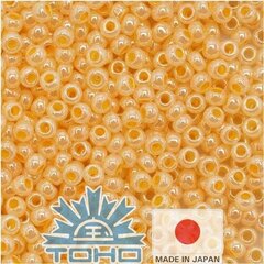 Бисер TOHO® Seed Beads Ceylon Peach Cobler 11/0 (2,2 мм) 10 г. цена и информация | Принадлежности для изготовления украшений, бисероплетения | pigu.lt