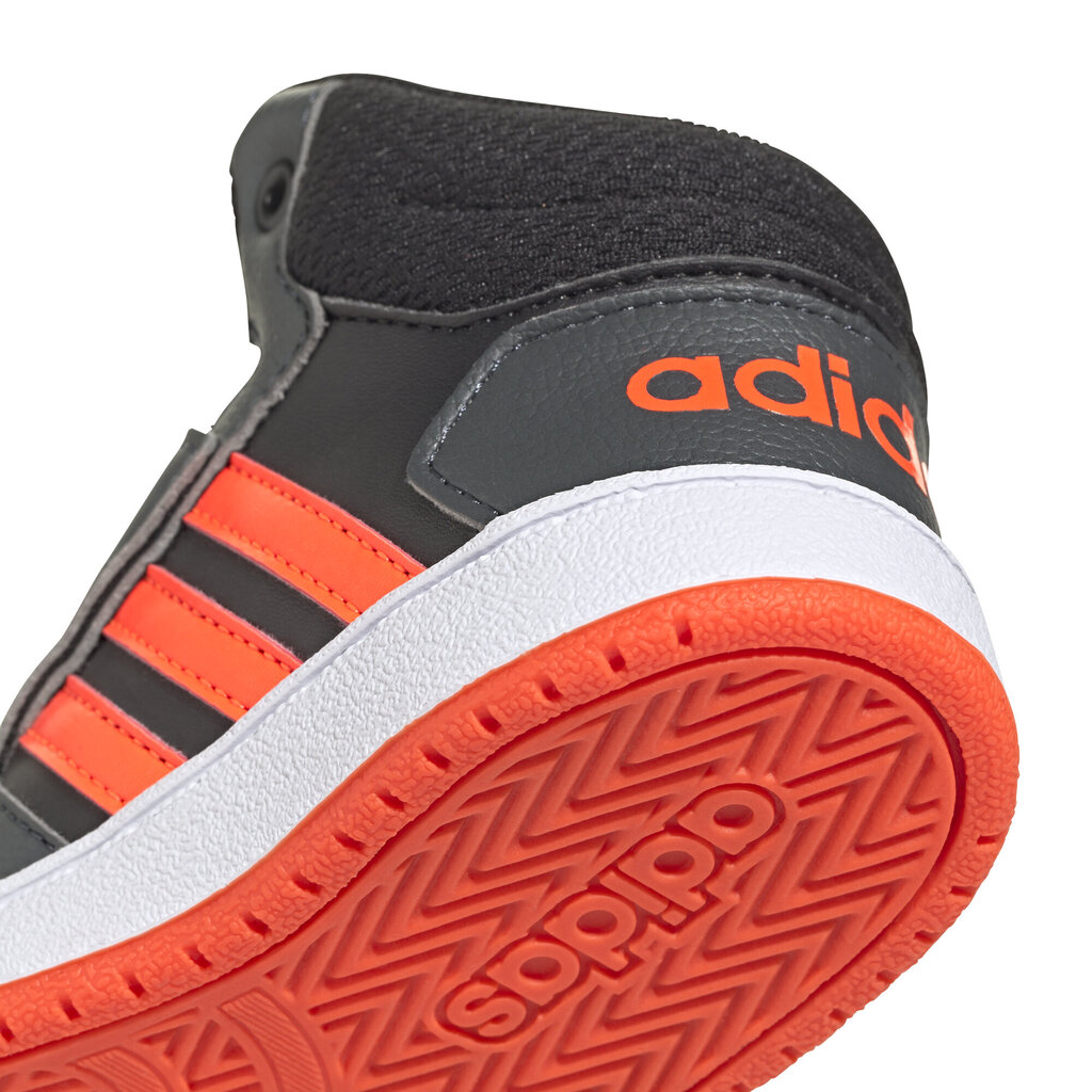 Sportinė avalynė vaikams Adidas Hoops Mid 2.0 I GZ7780, juoda kaina ir informacija | Sportiniai batai vaikams | pigu.lt