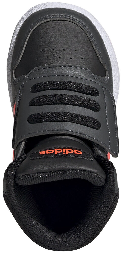 Sportinė avalynė vaikams Adidas Hoops Mid 2.0 I GZ7780, juoda kaina ir informacija | Sportiniai batai vaikams | pigu.lt