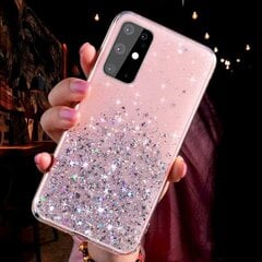 Fusion Glue Glitter Back Case Силиконовый чехол для Apple iPhone 13 Pro Max Розовый цена и информация | Чехлы для телефонов | pigu.lt