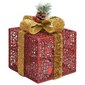 Kalėdų dekoracija dovanų dėžutės, raudonos kaina ir informacija | Kalėdinės dekoracijos | pigu.lt