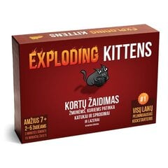 Stalo žaidimas Exploding Kittens, LT kaina ir informacija | Stalo žaidimai, galvosūkiai | pigu.lt