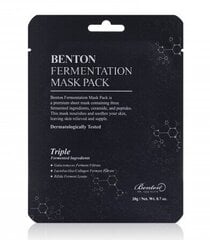 Листовая маска для лица Benton Fermentation, 20 г цена и информация | Маски для лица, патчи для глаз | pigu.lt