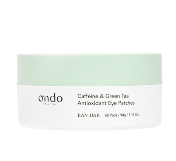 Hidro gelio paakių pagalvėlės Ondo Beauty 36.5 Caffeine & Green Tea, 90 ml цена и информация | Veido kaukės, paakių kaukės | pigu.lt