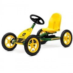 Педальный картинг BERG Go-kart Buddy John Deere, 3-8 лет до 50 кг цена и информация | Электромобили для детей | pigu.lt