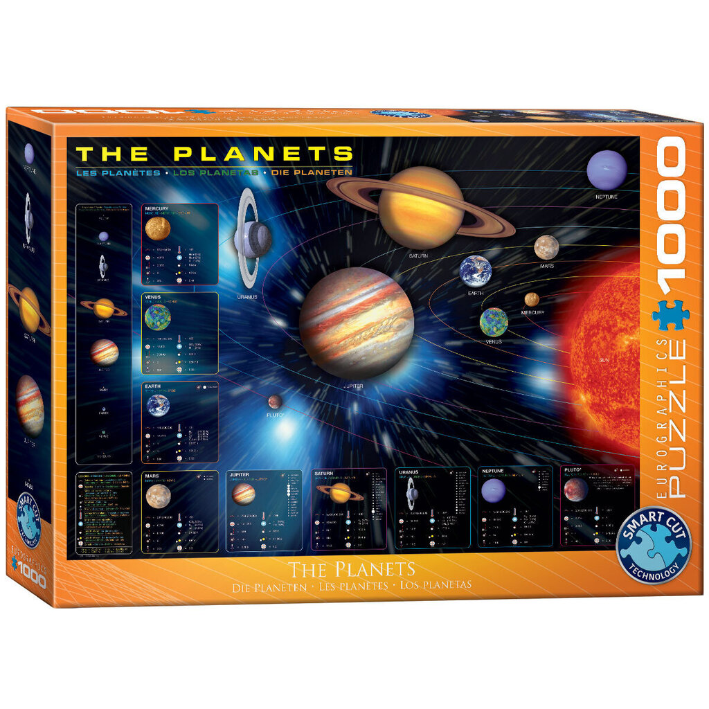Dėlionė Eurographics, 6000-1009, The Planets, 1000 d. kaina ir informacija | Dėlionės (puzzle) | pigu.lt