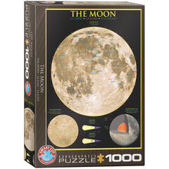 Dėlionė Eurographics, 6000-1007, The Moon, 1000 d. kaina ir informacija | Dėlionės (puzzle) | pigu.lt