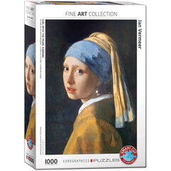 Пазл Eurographics, 6000-5158, Girl with the Pearl Earring, 1000 шт. цена и информация | Пазлы | pigu.lt