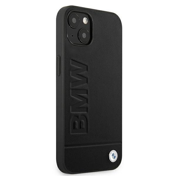 BMW Leather Back Case for Apple iPhone 13 mini kaina ir informacija | Telefono dėklai | pigu.lt