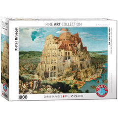 Dėlionė Eurographics, 6000-0837, The Tower of Babel, 1000 d. kaina ir informacija | Dėlionės (puzzle) | pigu.lt