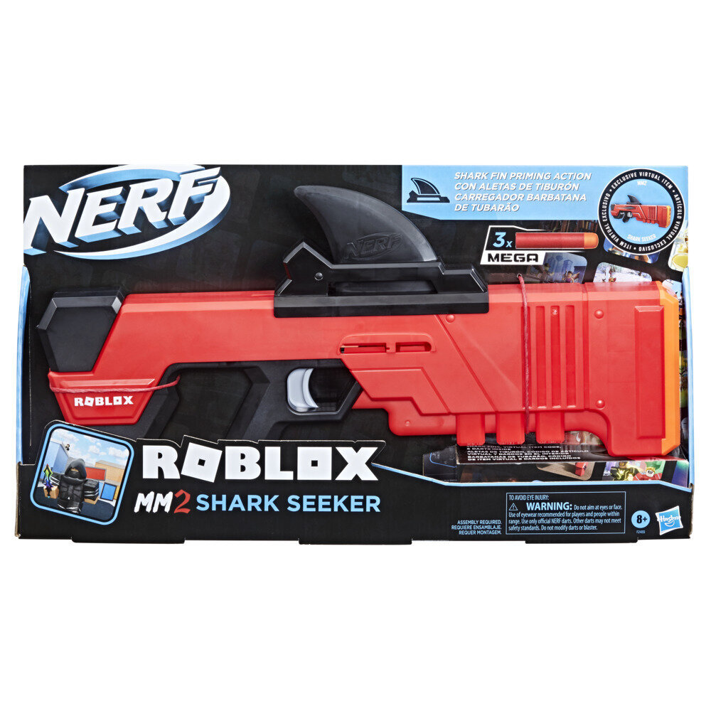 Игрушечная винтовка Nerf Roblox MM2 Shark Seeker цена | pigu.lt