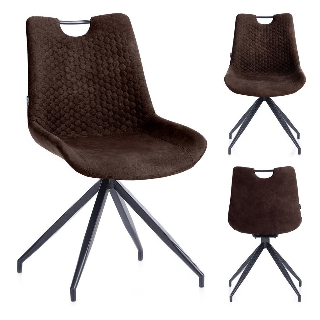 Kėdė Homede Sahari, ruda kaina ir informacija | Virtuvės ir valgomojo kėdės | pigu.lt